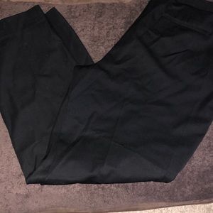 NWT Banana Republic 20 Long Black Trouser Pants